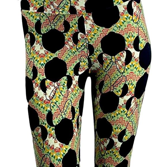 LuLaRoe Disney Minnie Mouse Super Soft Leggings Size OS - Picture 1 of 15
